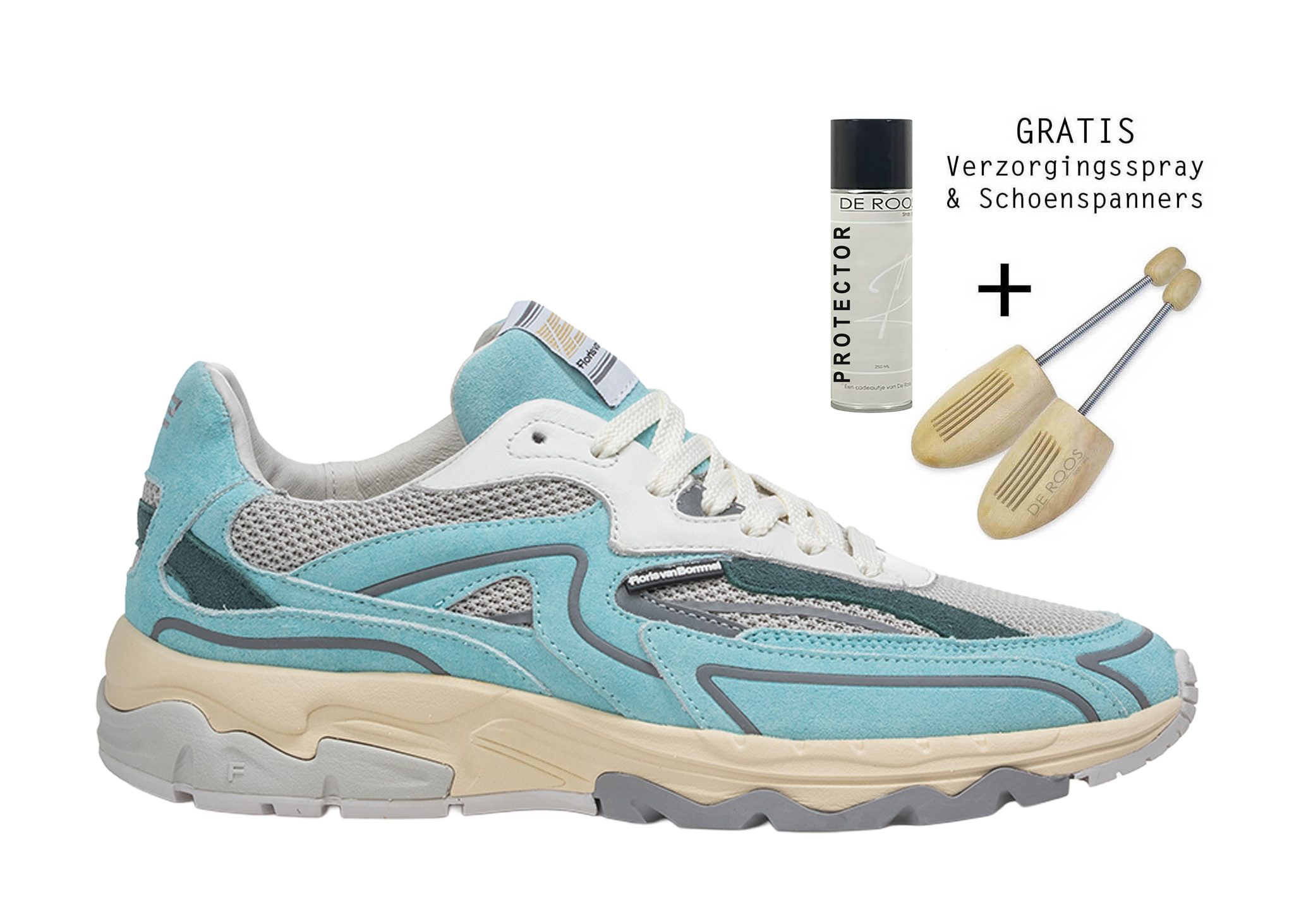 Floris van Bommel Floris van Bommel Sneaker  De Rezer 02.02 Blauw