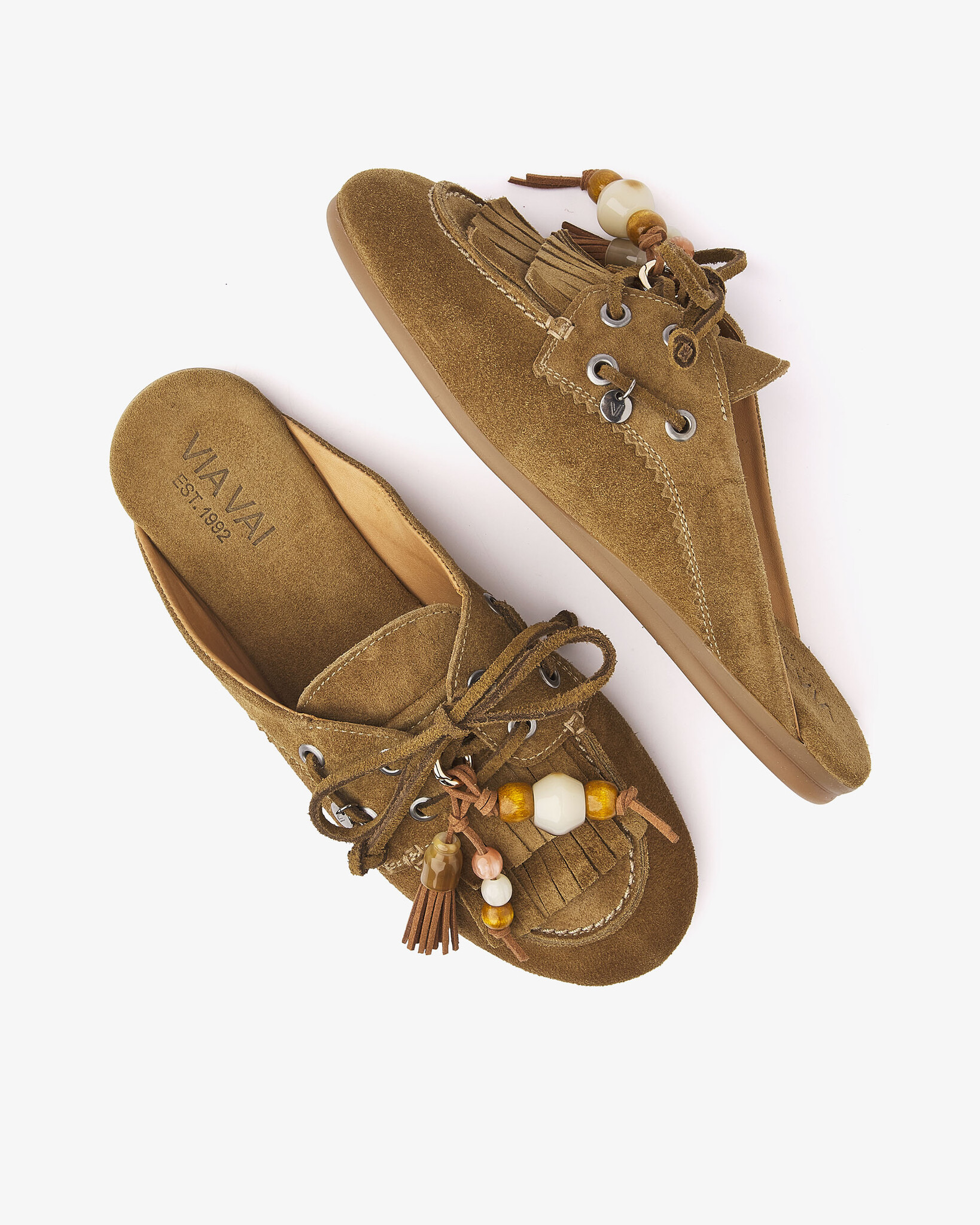 Via Vai VIA VAI Muiltjes June Rhea 62495-01-1384 Khaki