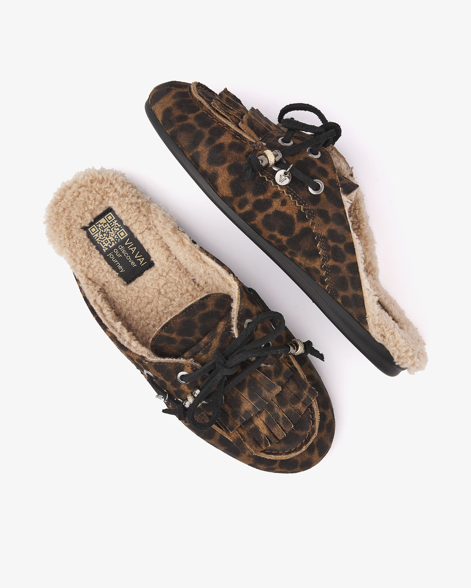 Via Vai VIA VAI Muiltjes June Jutta 62496-01-1005 Luipaard