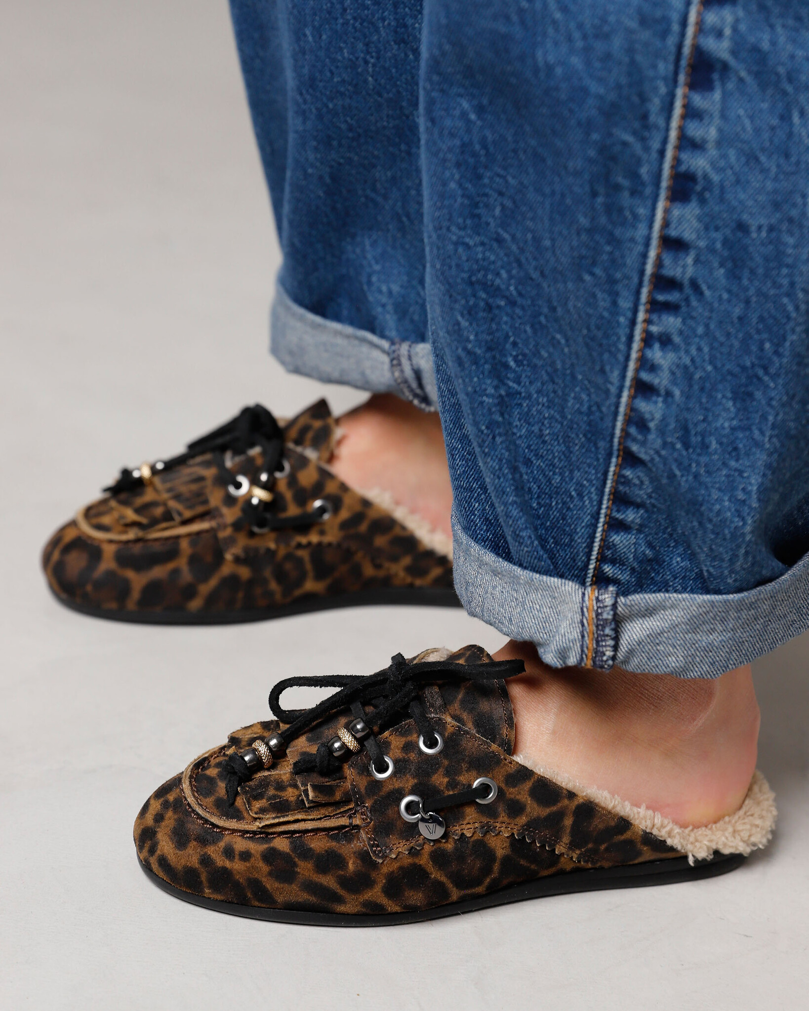 Via Vai VIA VAI Muiltjes June Jutta 62496-01-1005 Luipaard