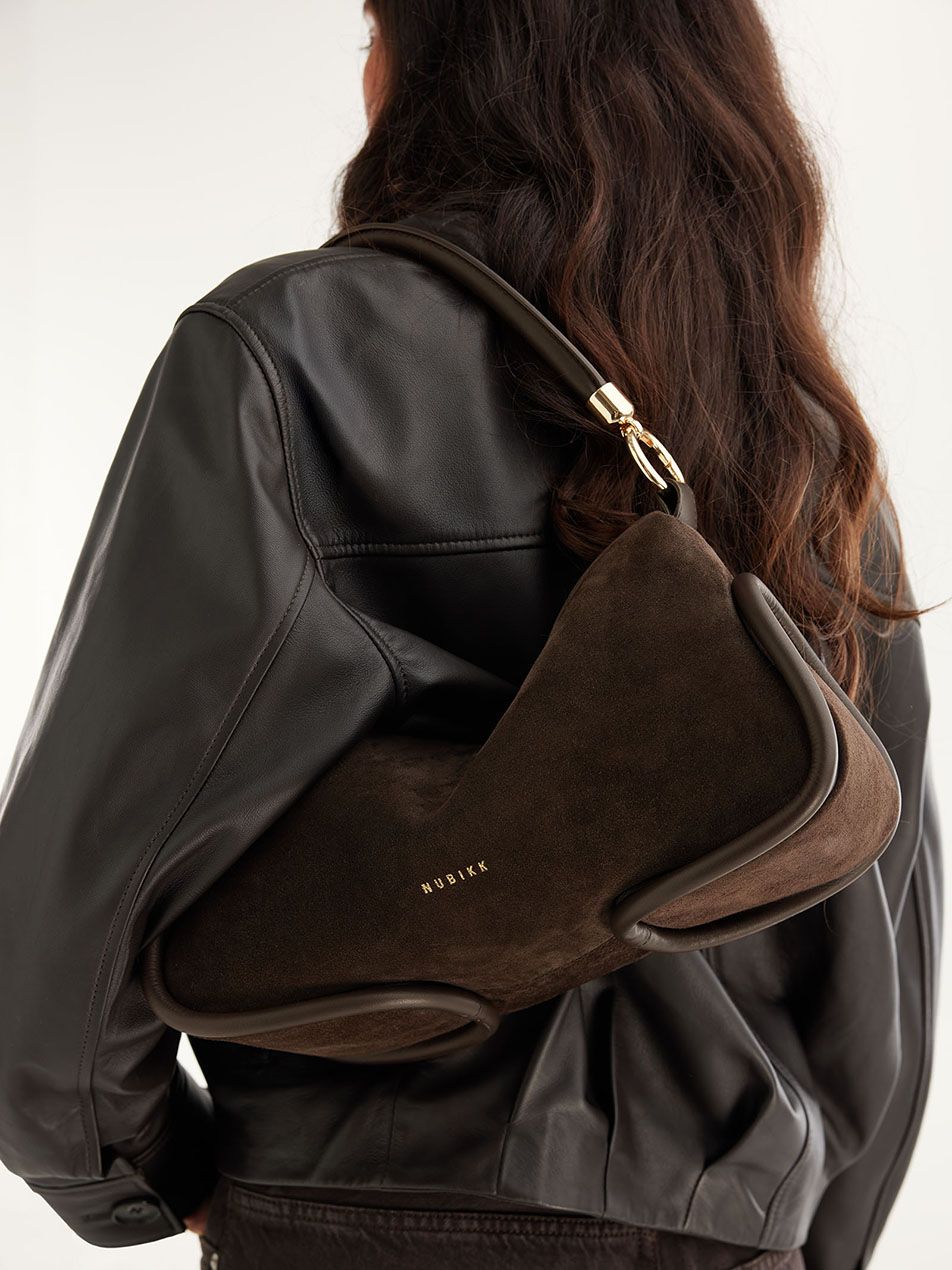Nubikk Nubikk Tas Bibi Bag Suède Bruin