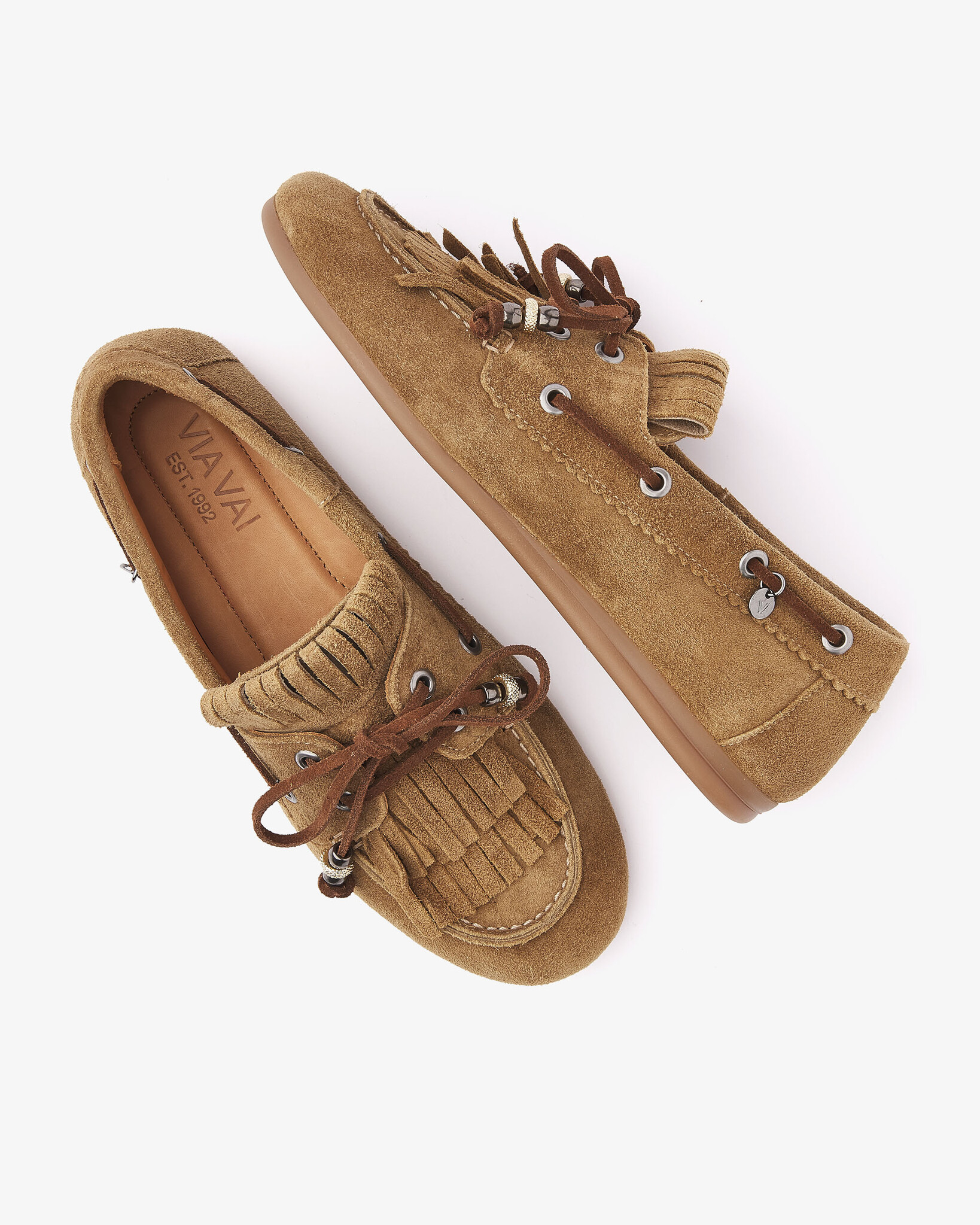 Via Vai VIA VAI Mocassins June Loua 62374-01-1384 Cognac