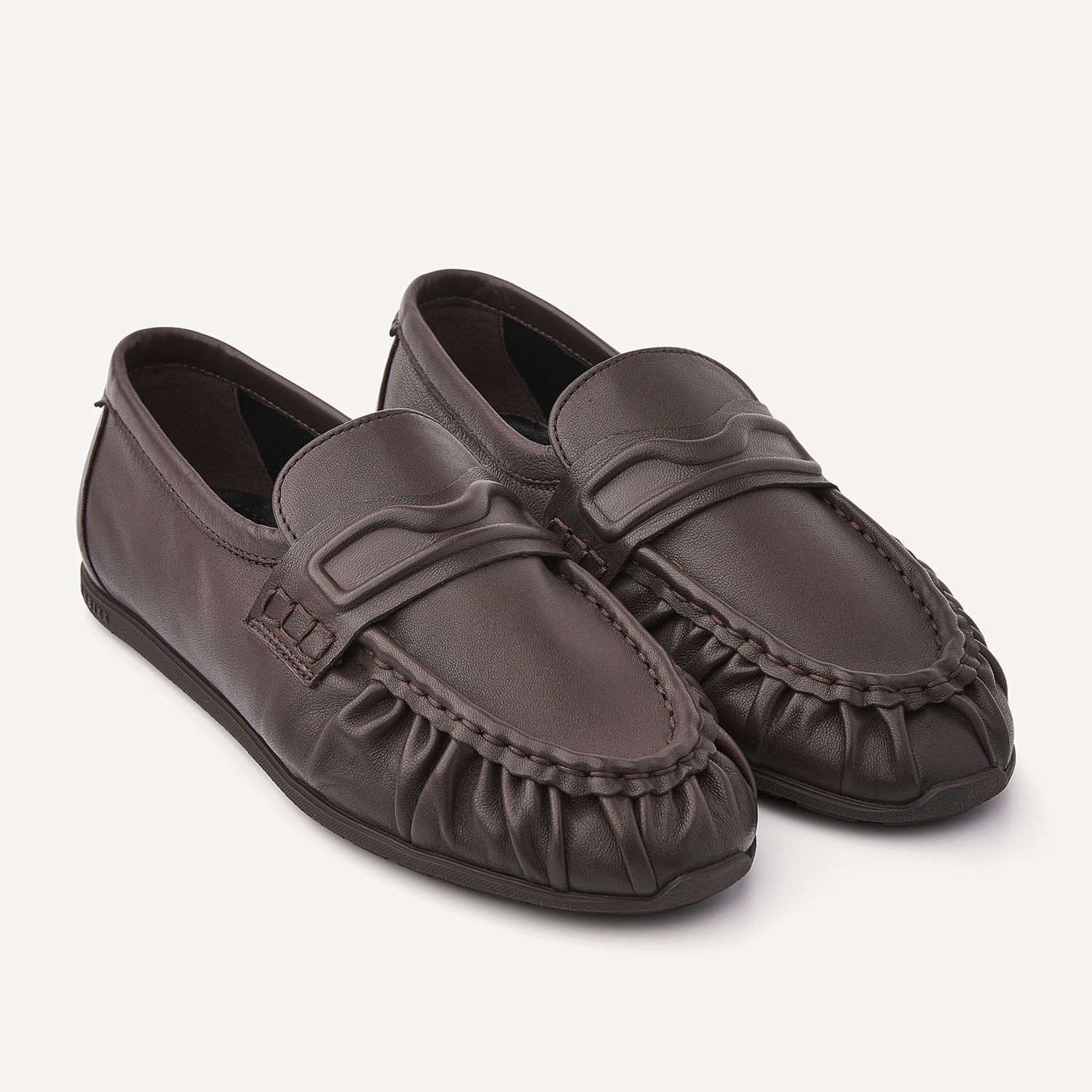 Nubikk Nubikk Loafer Riley Mio Donker Bruin