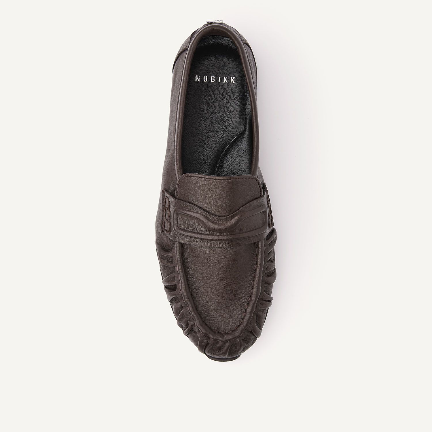 Nubikk Nubikk Loafer Riley Mio Donker Bruin