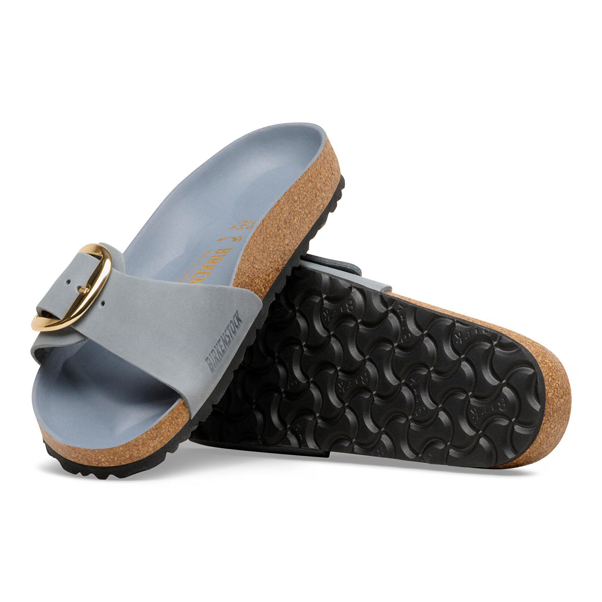 Birkenstock Birkenstock Slipper Madrid Big Buckle 1032090 Grijs