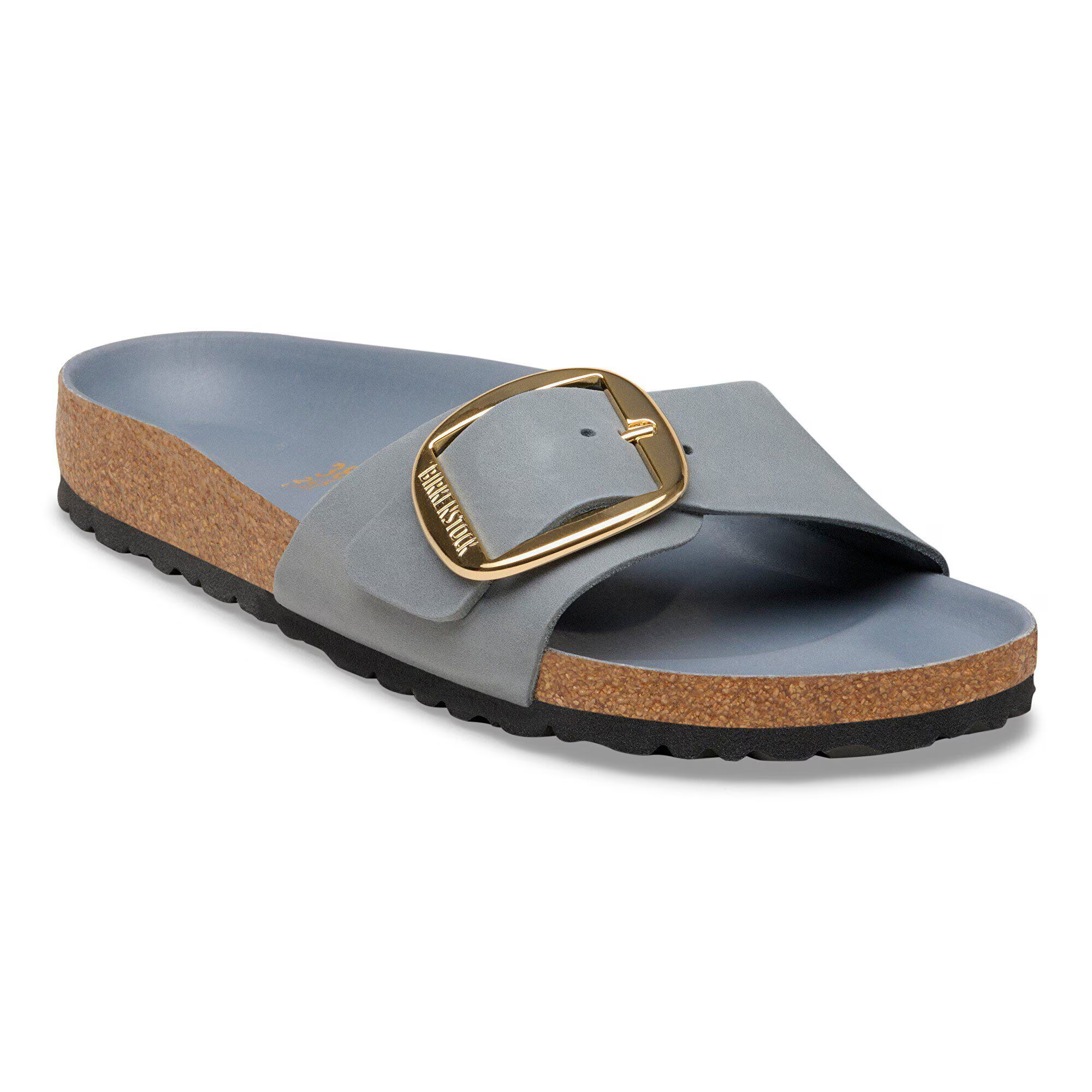 Birkenstock Birkenstock Slipper Madrid Big Buckle 1032090 Grijs