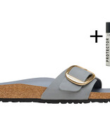Birkenstock Birkenstock Slipper Madrid Big Buckle 1032090 Grijs