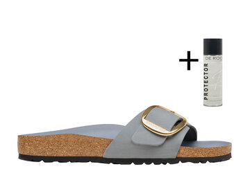 Birkenstock Birkenstock Slipper Madrid Big Buckle 1032090 Grijs