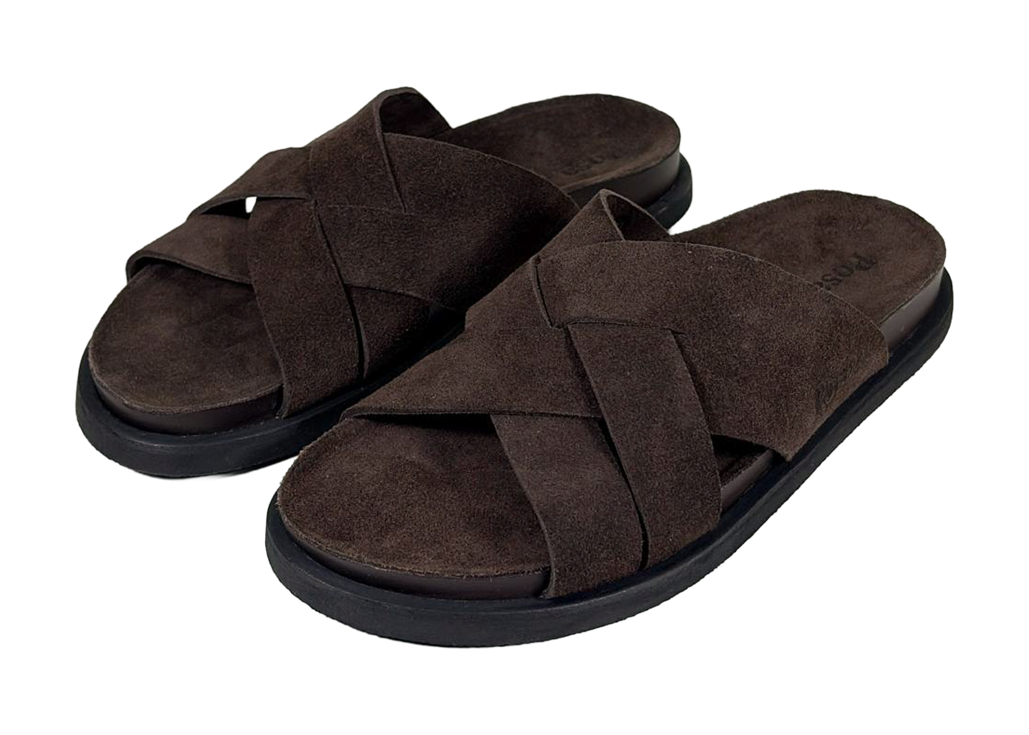 Posa Posa Slipper Sea-Slide Misto Donker Bruin