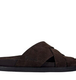 Posa Posa Slipper Sea-Slide Misto Donker Bruin