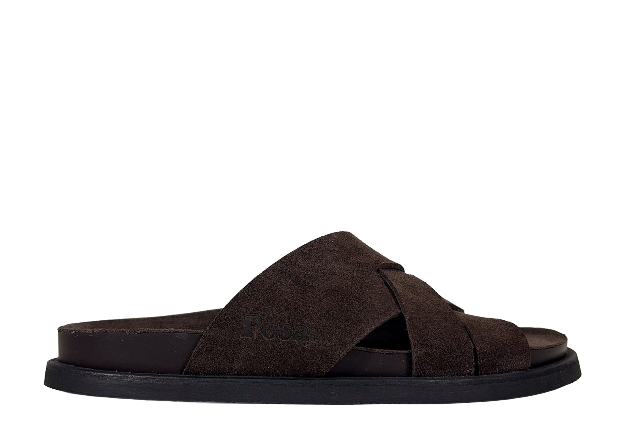 Posa Posa Slipper Sea-Slide Misto Donker Bruin