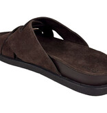 Posa Posa Slipper Sea-Slide Misto Donker Bruin