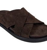 Posa Posa Slipper Sea-Slide Misto Donker Bruin