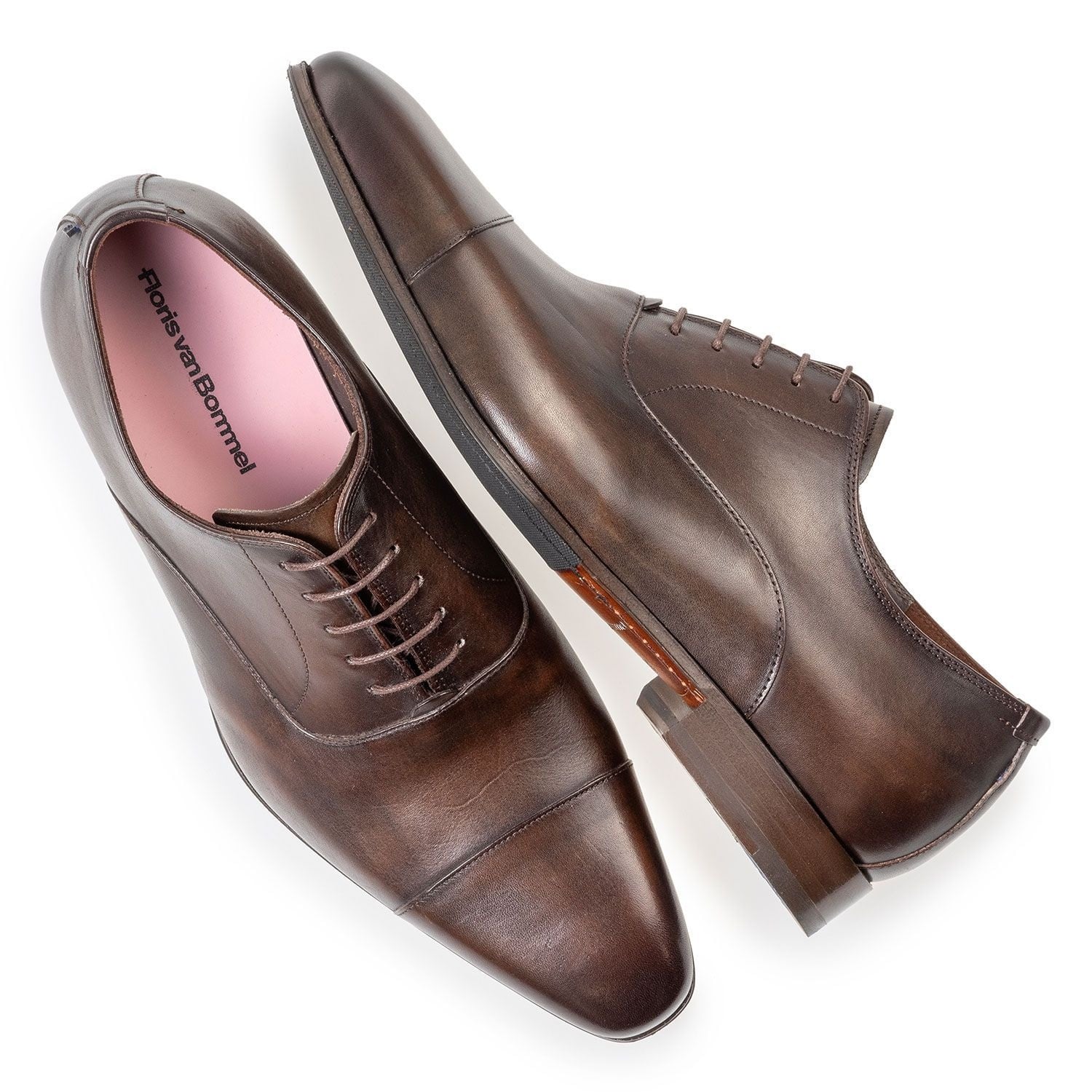 Floris van Bommel Floris van Bommel Veterschoen Gilli 01.01 Donker Bruin
