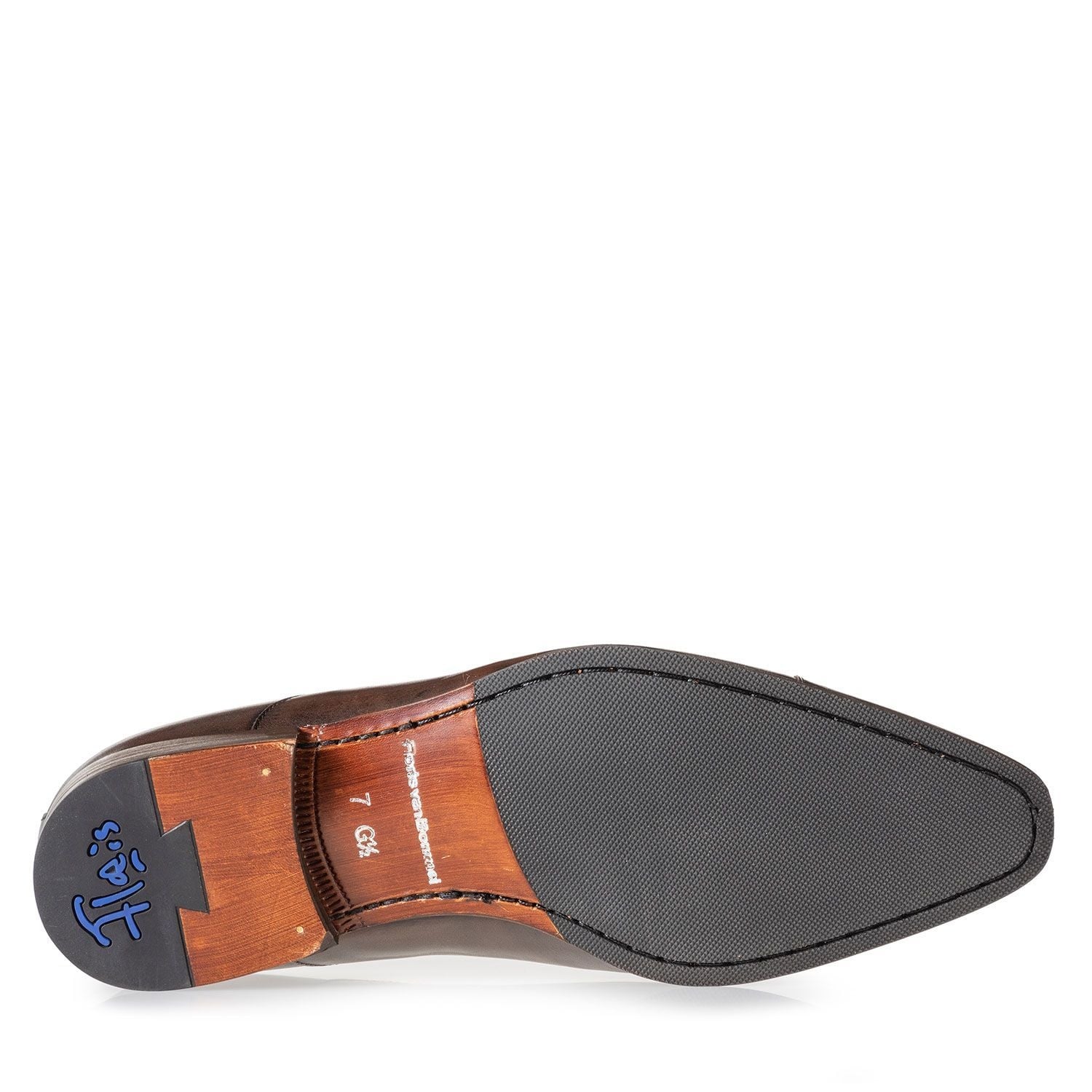Floris van Bommel Floris van Bommel Veterschoen Gilli 01.01 Donker Bruin