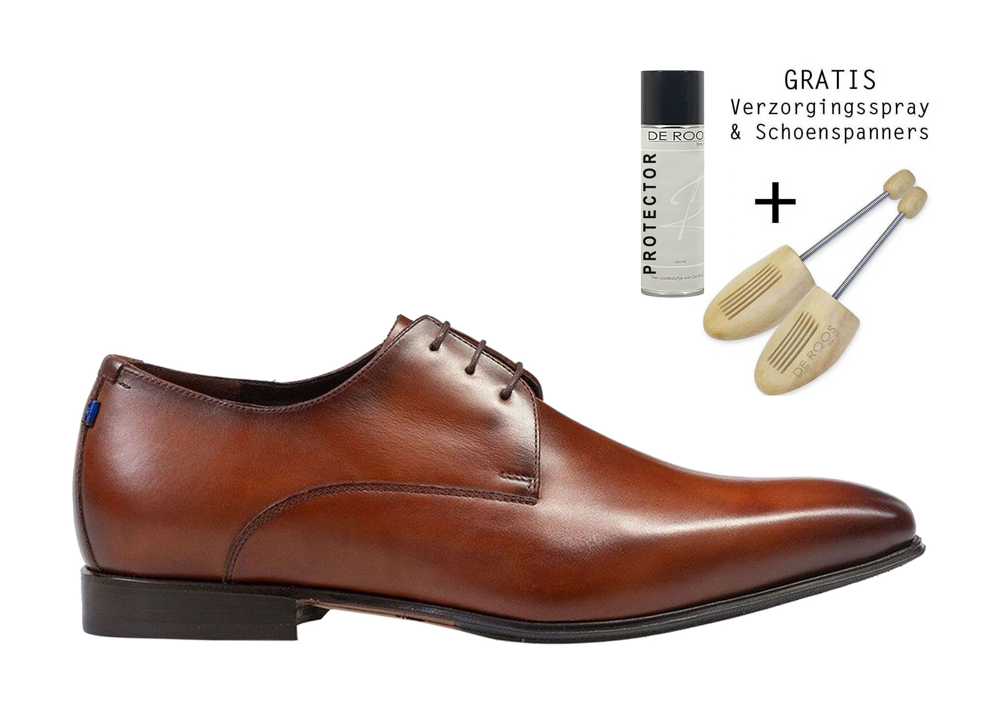 Floris van Bommel Floris van Bommel Veterschoen Gilli 02.00 Cognac