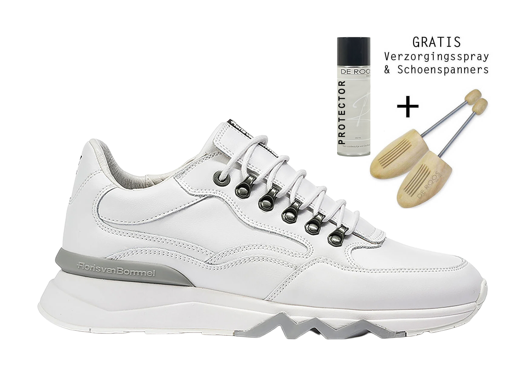 Floris van Bommel Floris Van Bommel Sneaker De Zager 11.02 Wit
