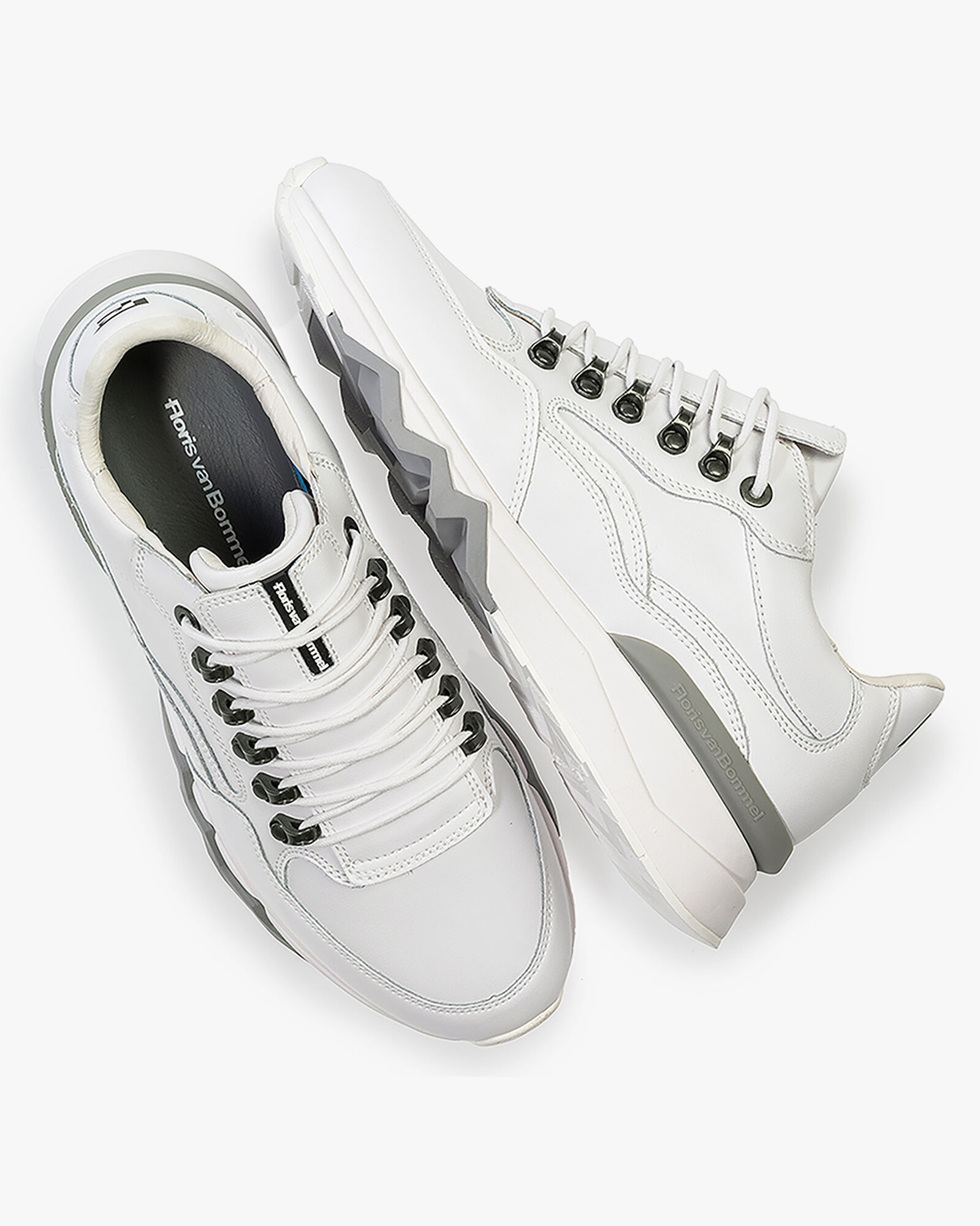 Floris van Bommel Floris Van Bommel Sneaker De Zager 11.02 Wit