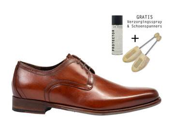 Floris van Bommel Floris van Bommel Veterschoen De Draver 03.03 Cognac