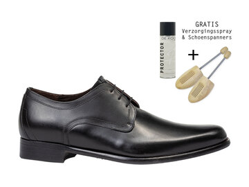 Floris van Bommel Floris van Bommel Veterschoen De Draver 03.08 Zwart