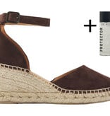 Via Vai VIA VAI  Espadrilles Flora Braid 58122-01-316 Bruin