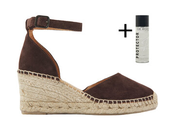 Via Vai VIA VAI  Espadrilles Flora Braid 58122-01-316 Bruin