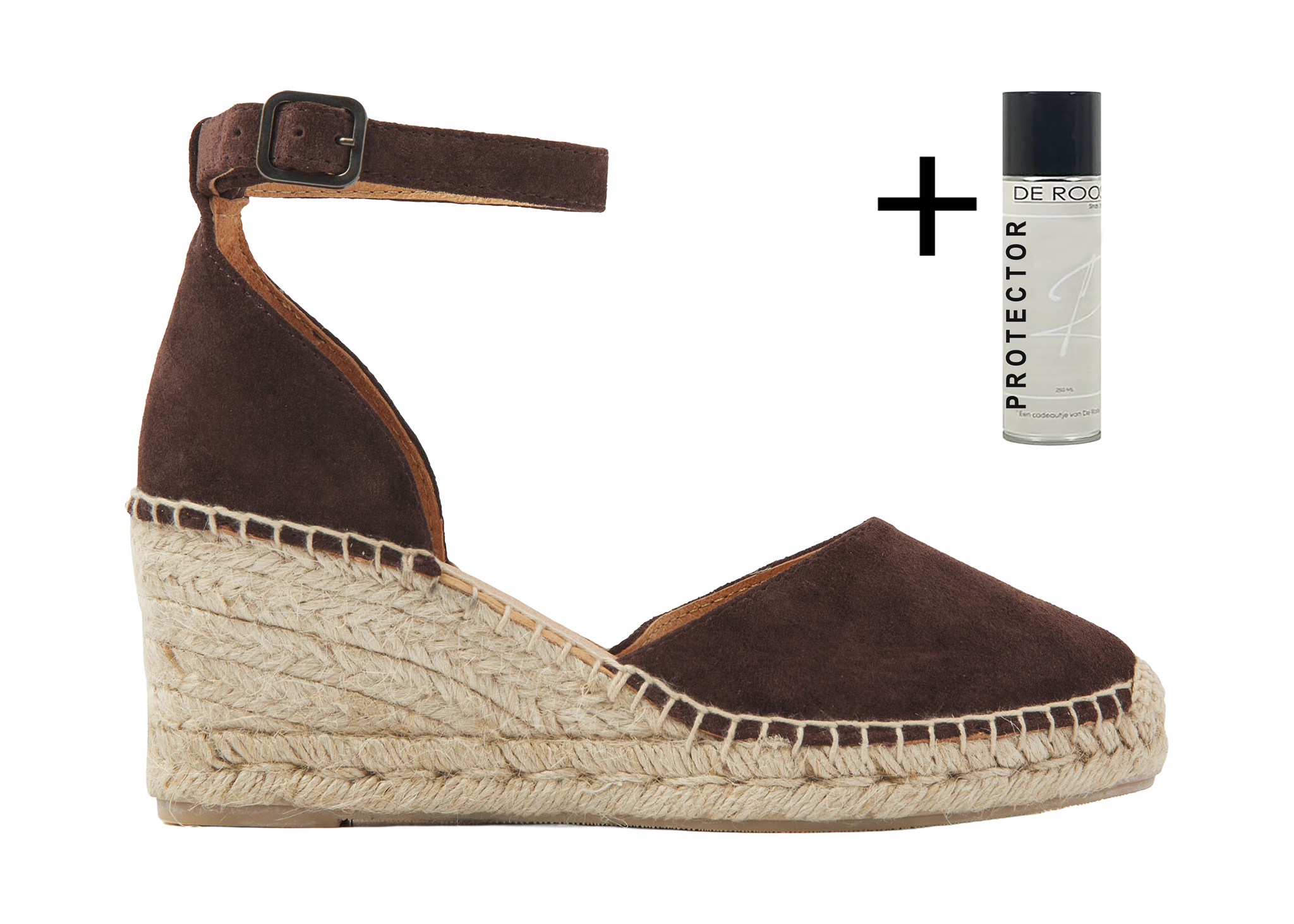 Via Vai VIA VAI  Espadrilles Flora Braid 58122-01-316 Bruin