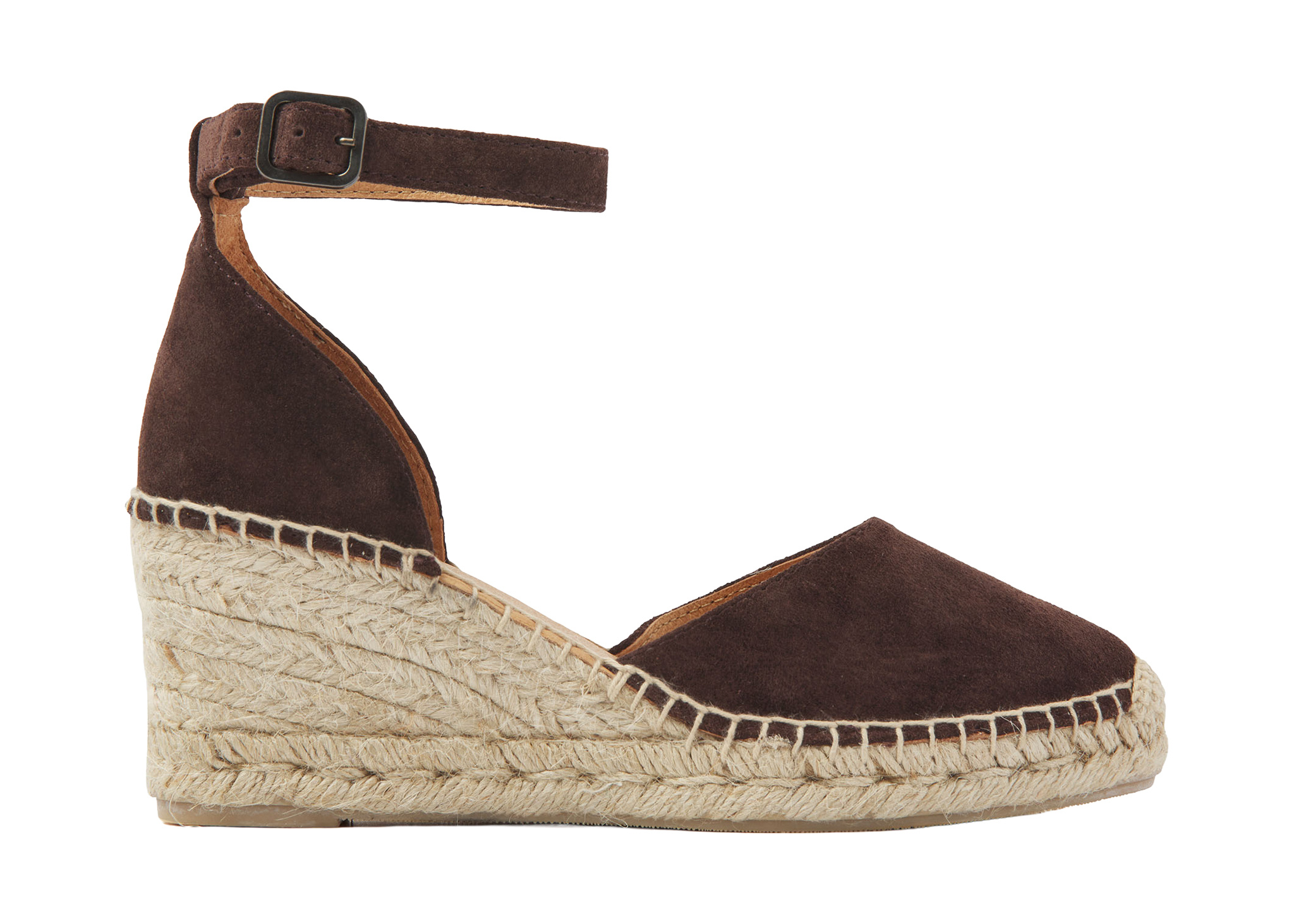 Via Vai VIA VAI  Espadrilles Flora Braid 58122-01-316 Bruin