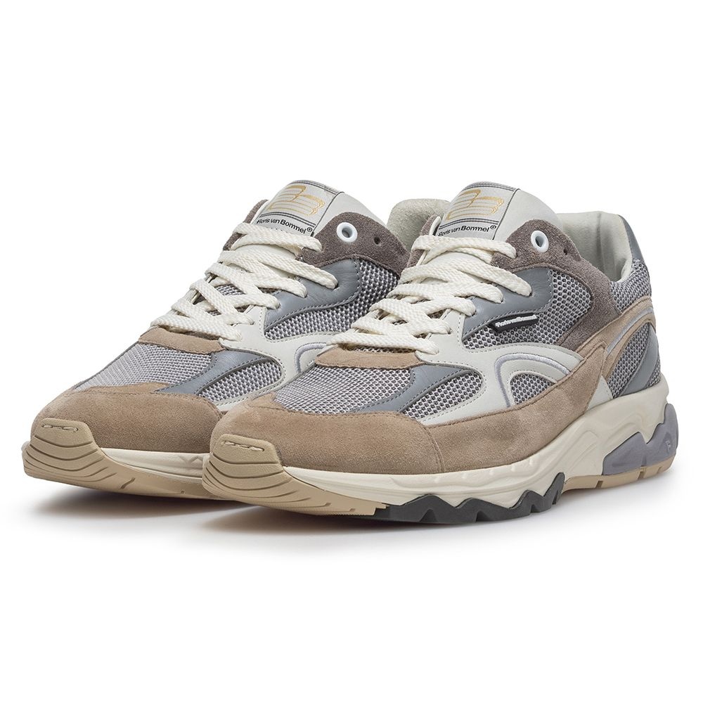 Floris van Bommel Floris van Bommel Sneaker De Rezer 01.17 Licht Bruin