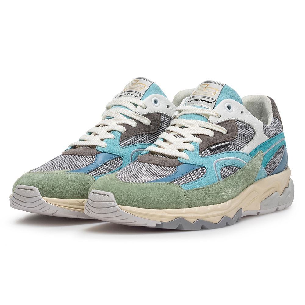 Floris van Bommel Floris van Bommel Sneaker De Rezer 01.06 Licht Blauw
