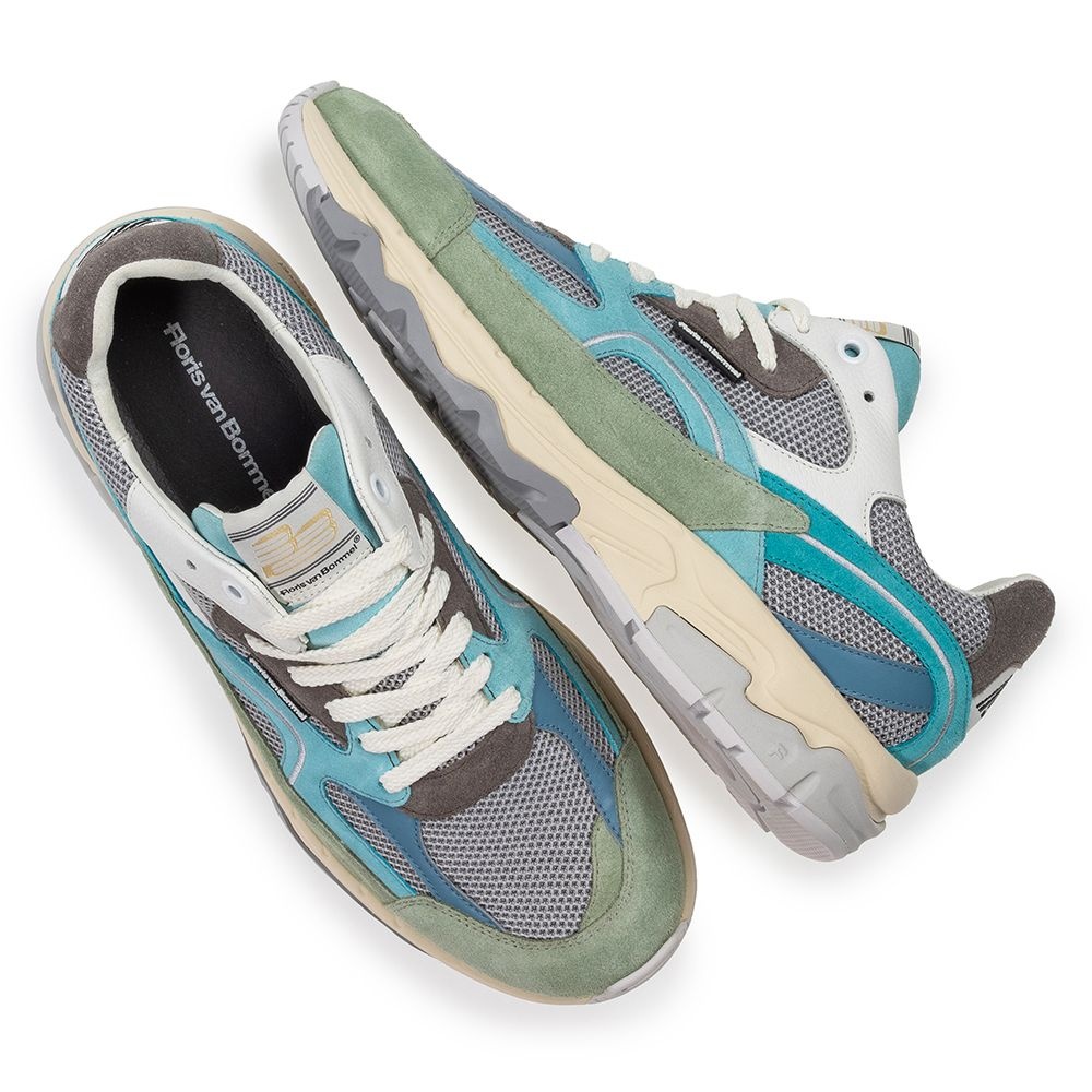 Floris van Bommel Floris van Bommel Sneaker De Rezer 01.06 Licht Blauw