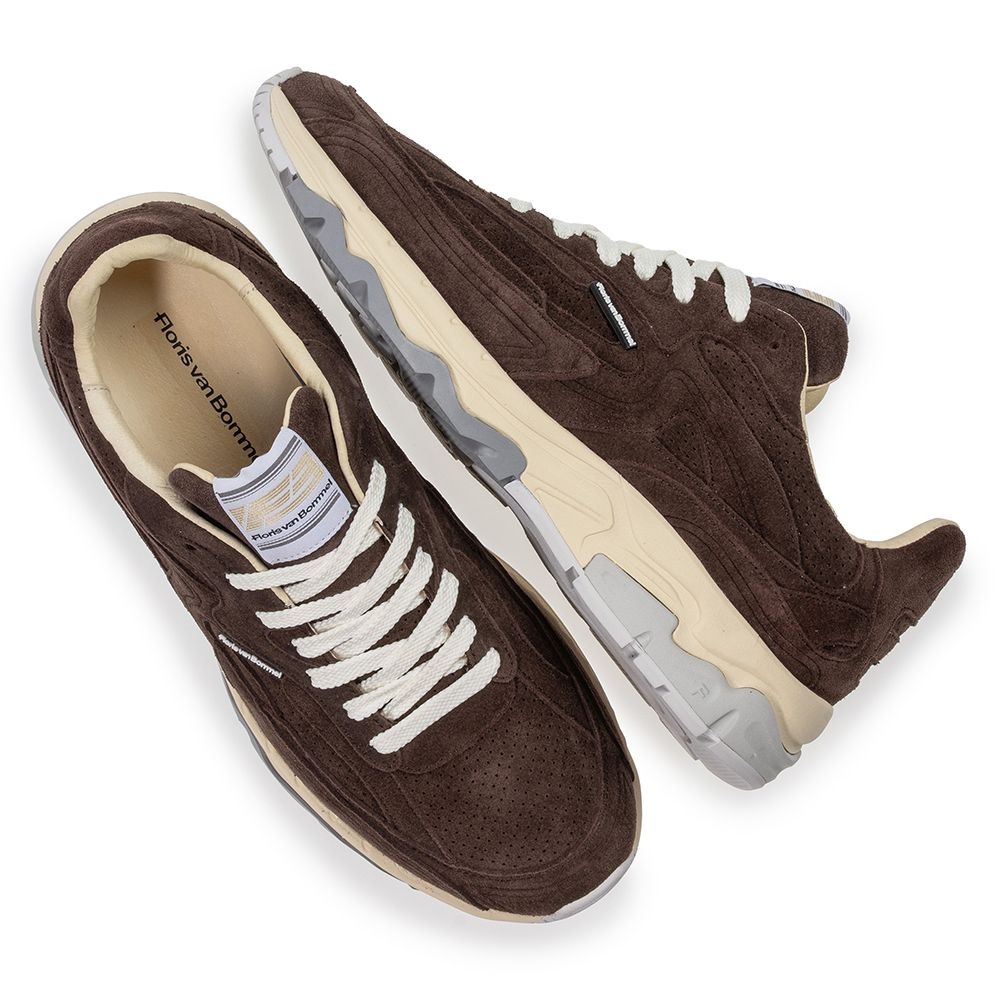Floris van Bommel Floris van Bommel Sneaker De Rezer 02.05 Donker Bruin