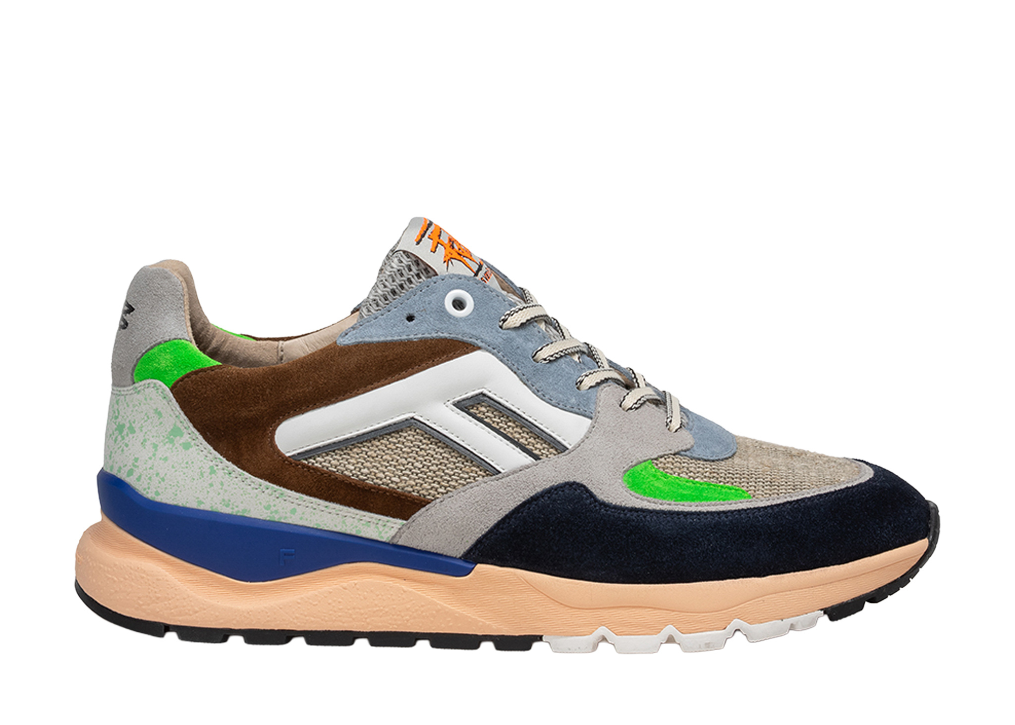 Floris van Bommel Floris van Bommel Sneaker De Treener 01.58 Licht Groen