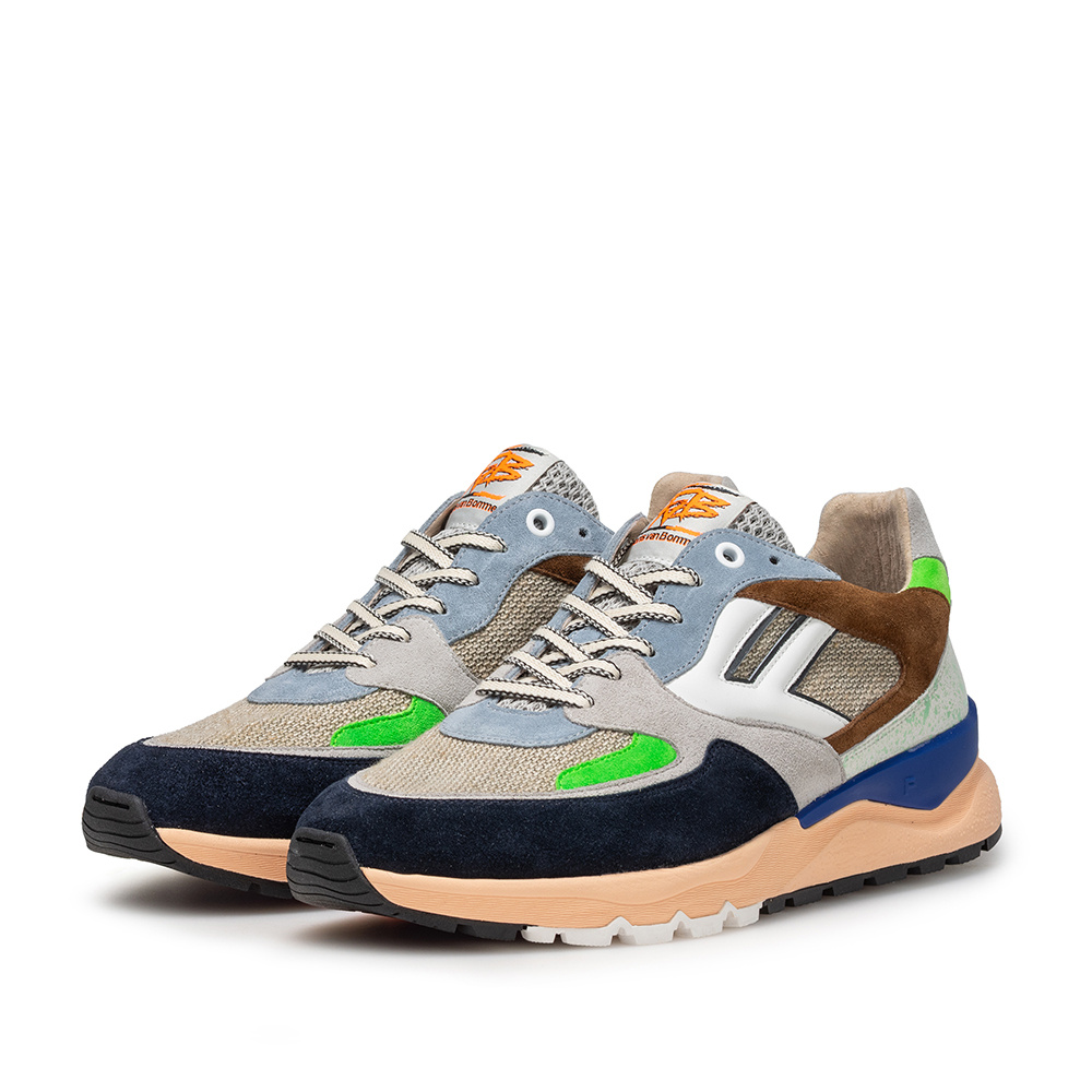 Floris van Bommel Floris van Bommel Sneaker De Treener 01.58 Licht Groen