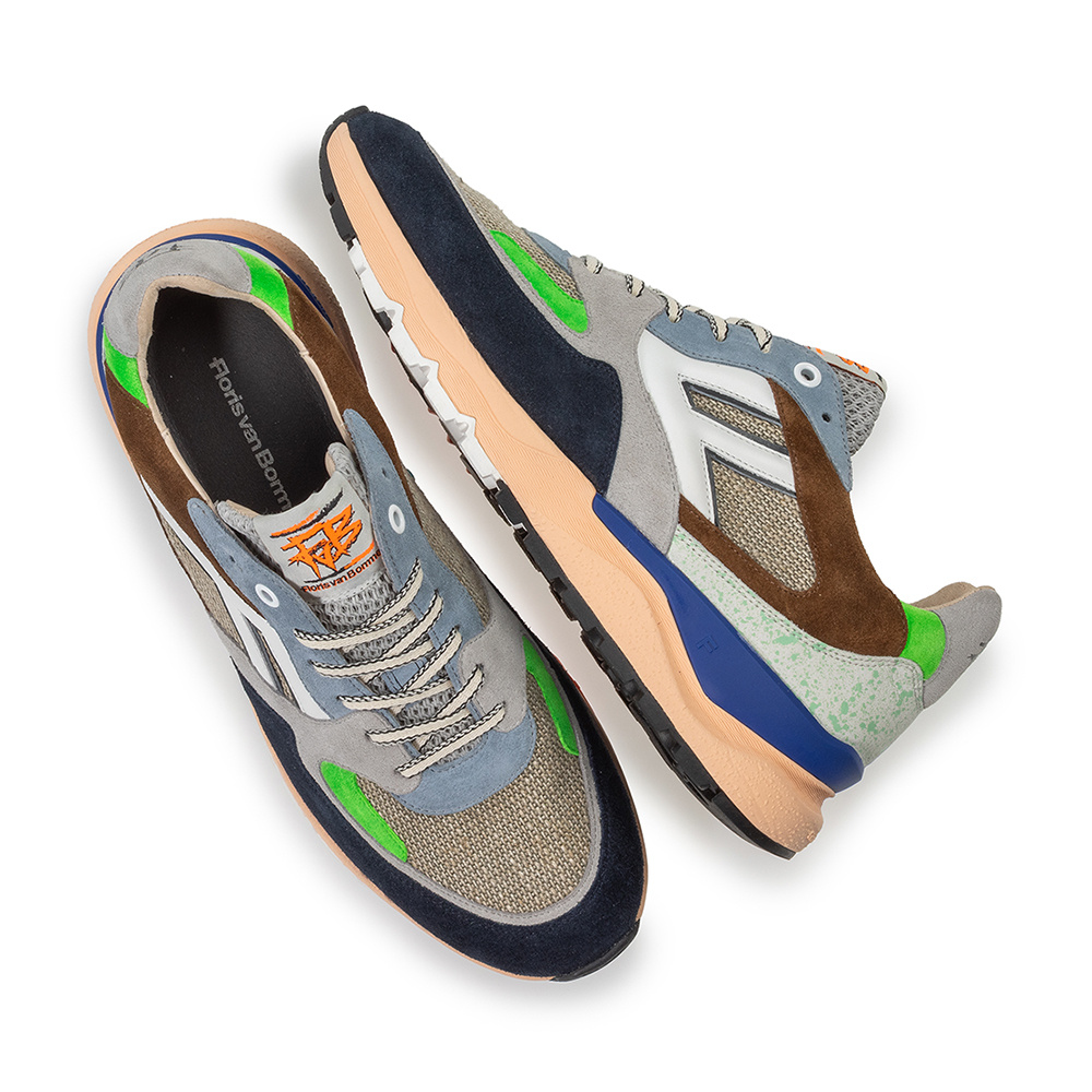 Floris van Bommel Floris van Bommel Sneaker De Treener 01.58 Licht Groen