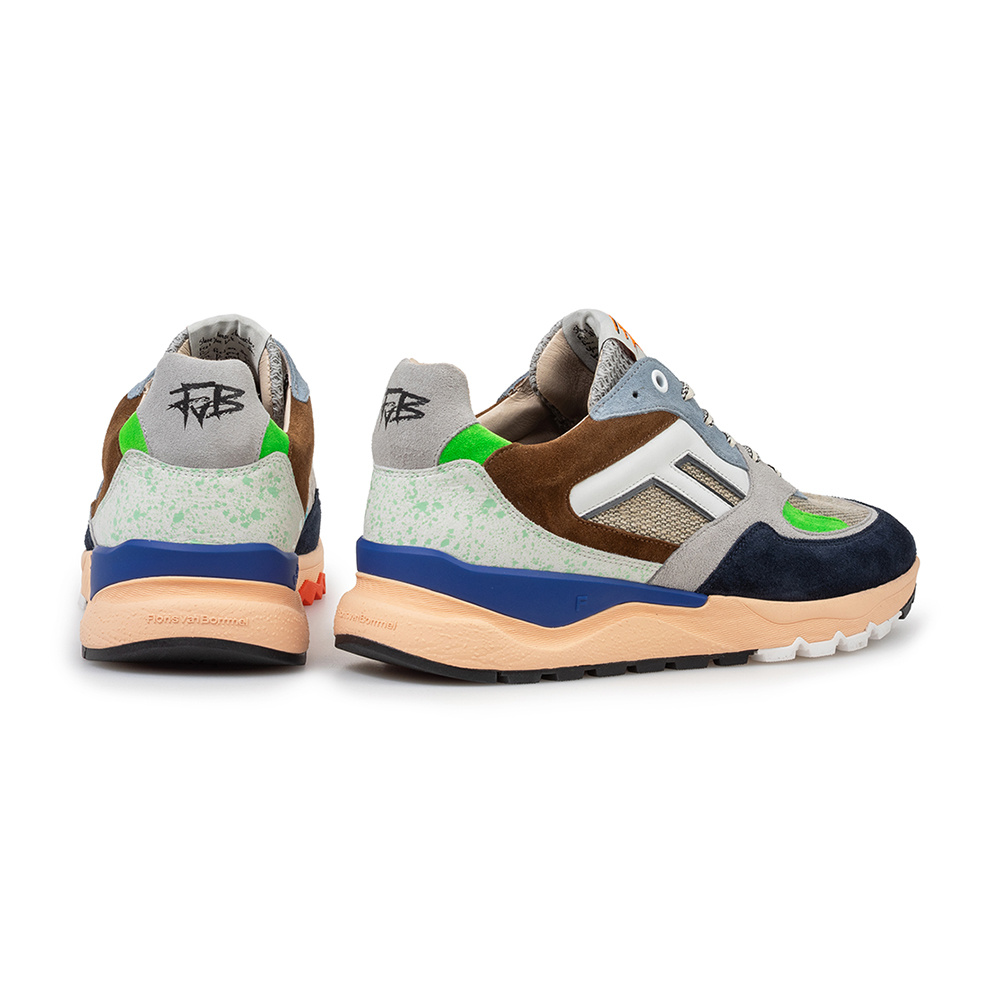 Floris van Bommel Floris van Bommel Sneaker De Treener 01.58 Licht Groen