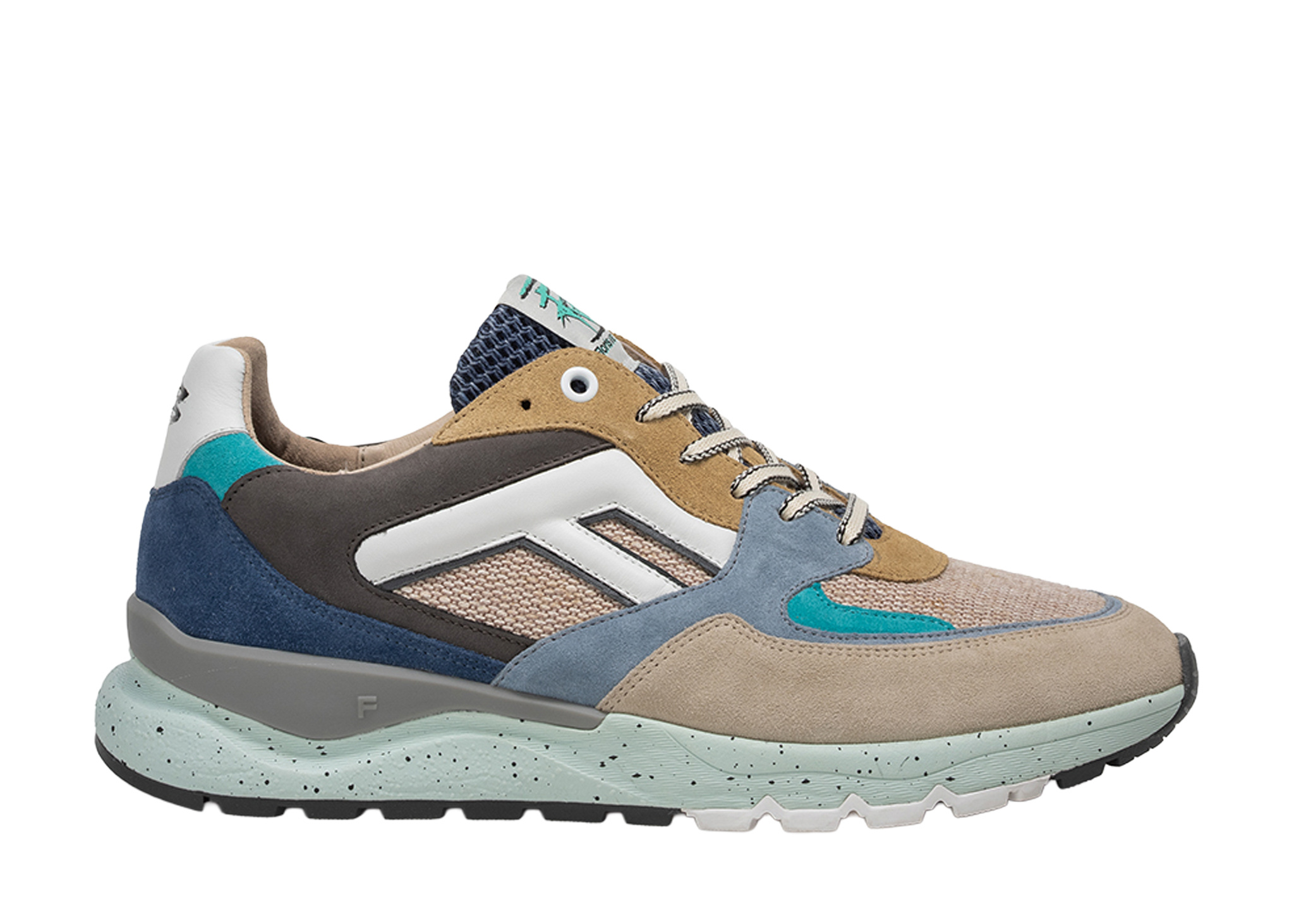 Floris van Bommel Floris van Bommel Sneaker De Treener 01.56 Licht Bruin