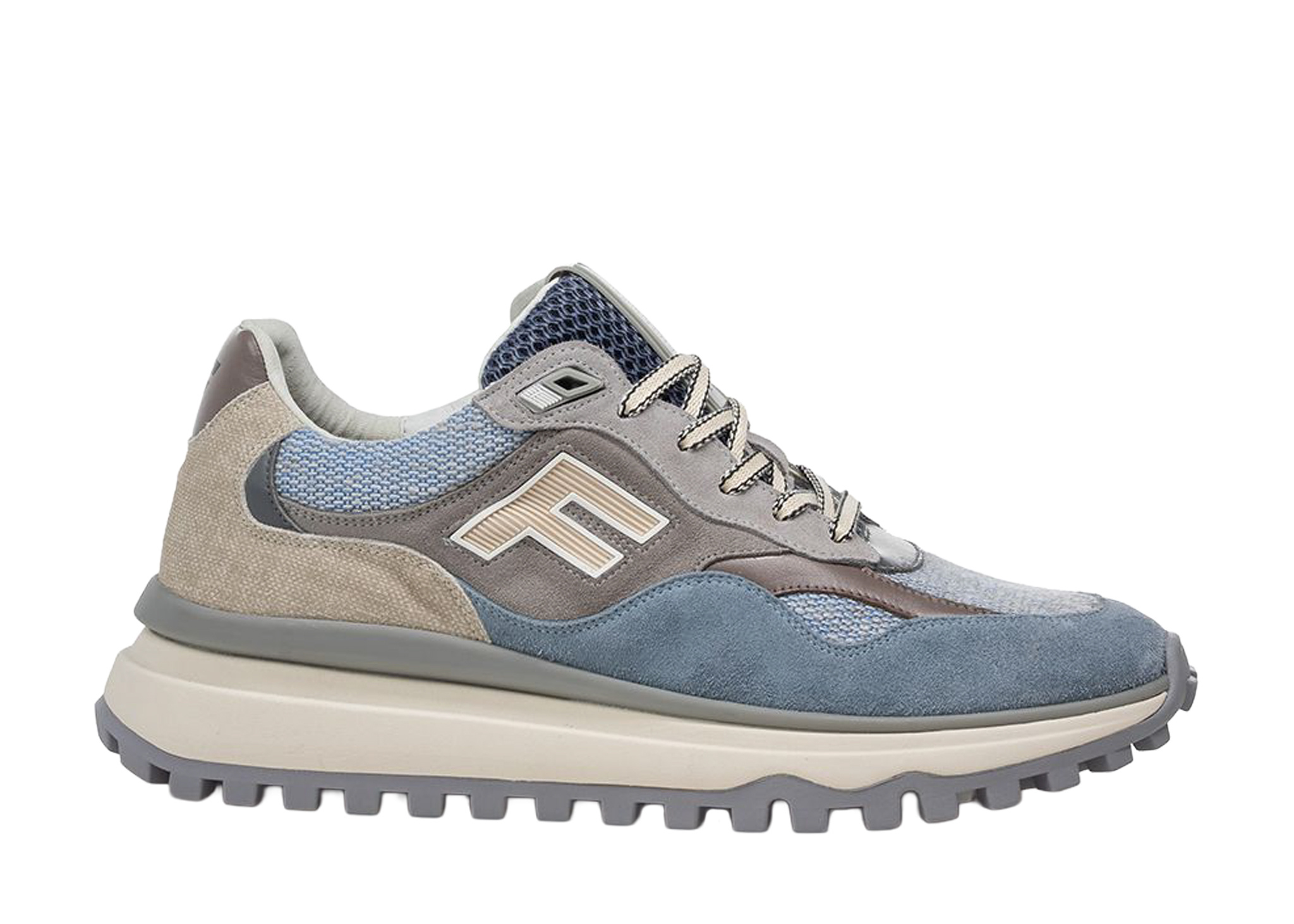 Floris van Bommel Floris van Bommel Sneaker De Gripper 01.14 Licht Blauw