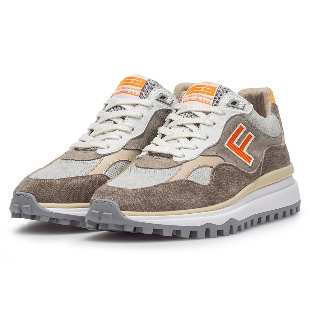 Floris van Bommel Floris van Bommel Sneaker De Gripper 01.27 Taupe