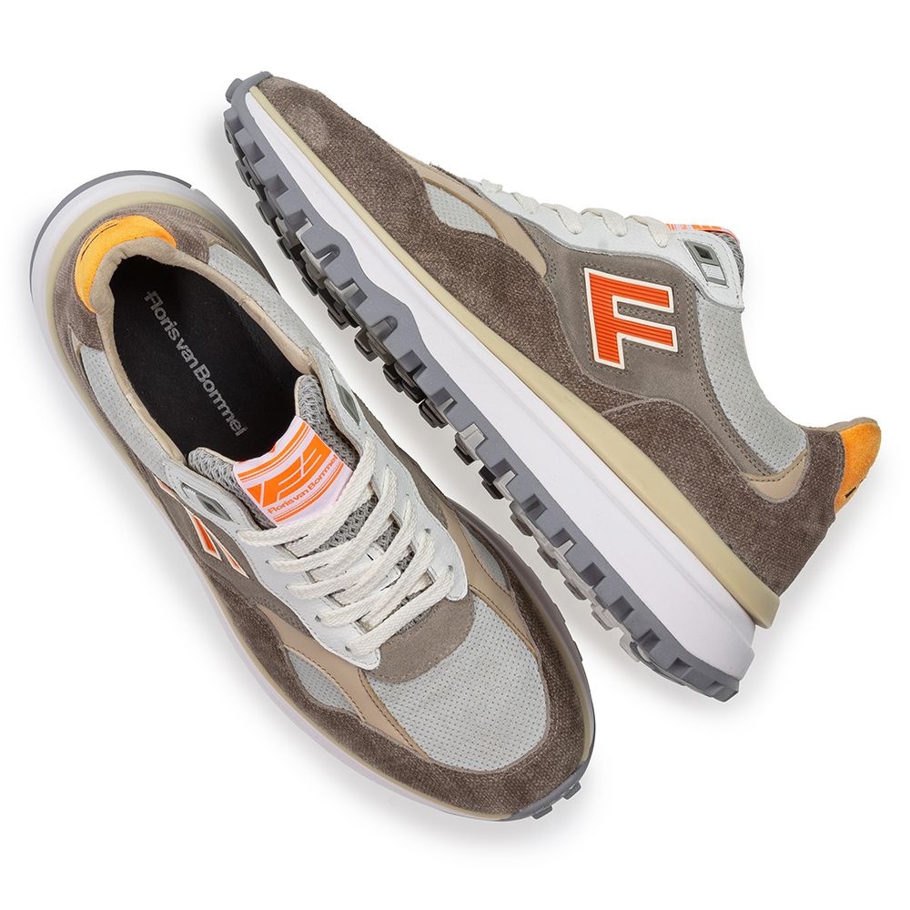 Floris van Bommel Floris van Bommel Sneaker De Gripper 01.27 Taupe