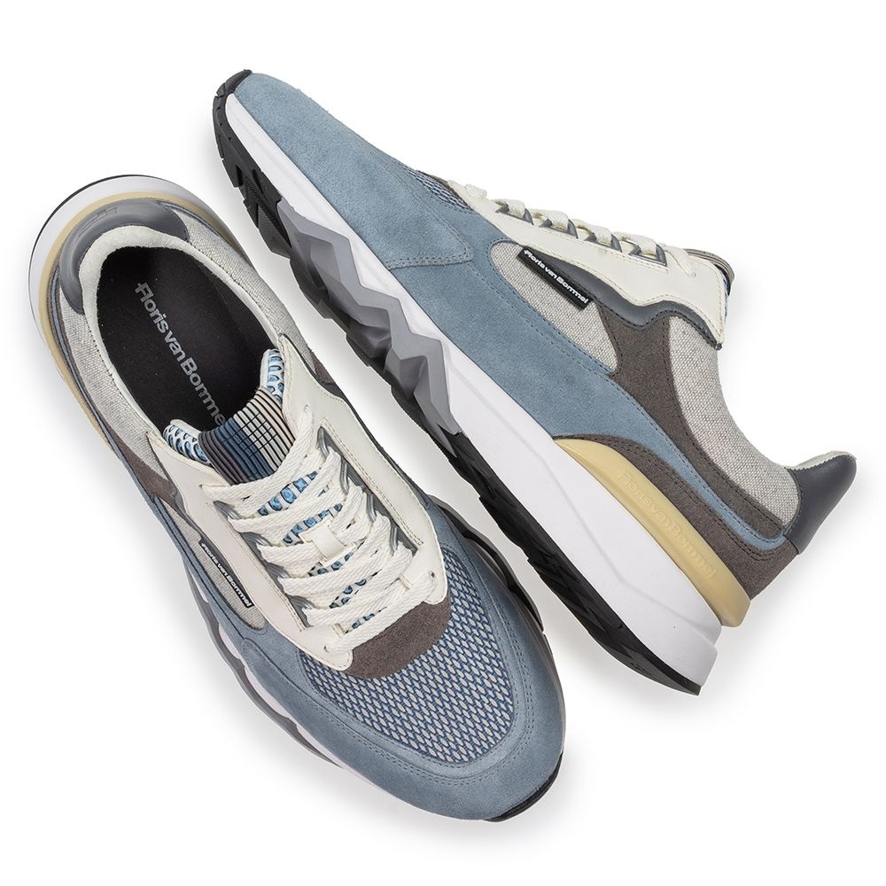 Floris van Bommel Floris van Bommel Sneaker De Zager 12.09 Blauw