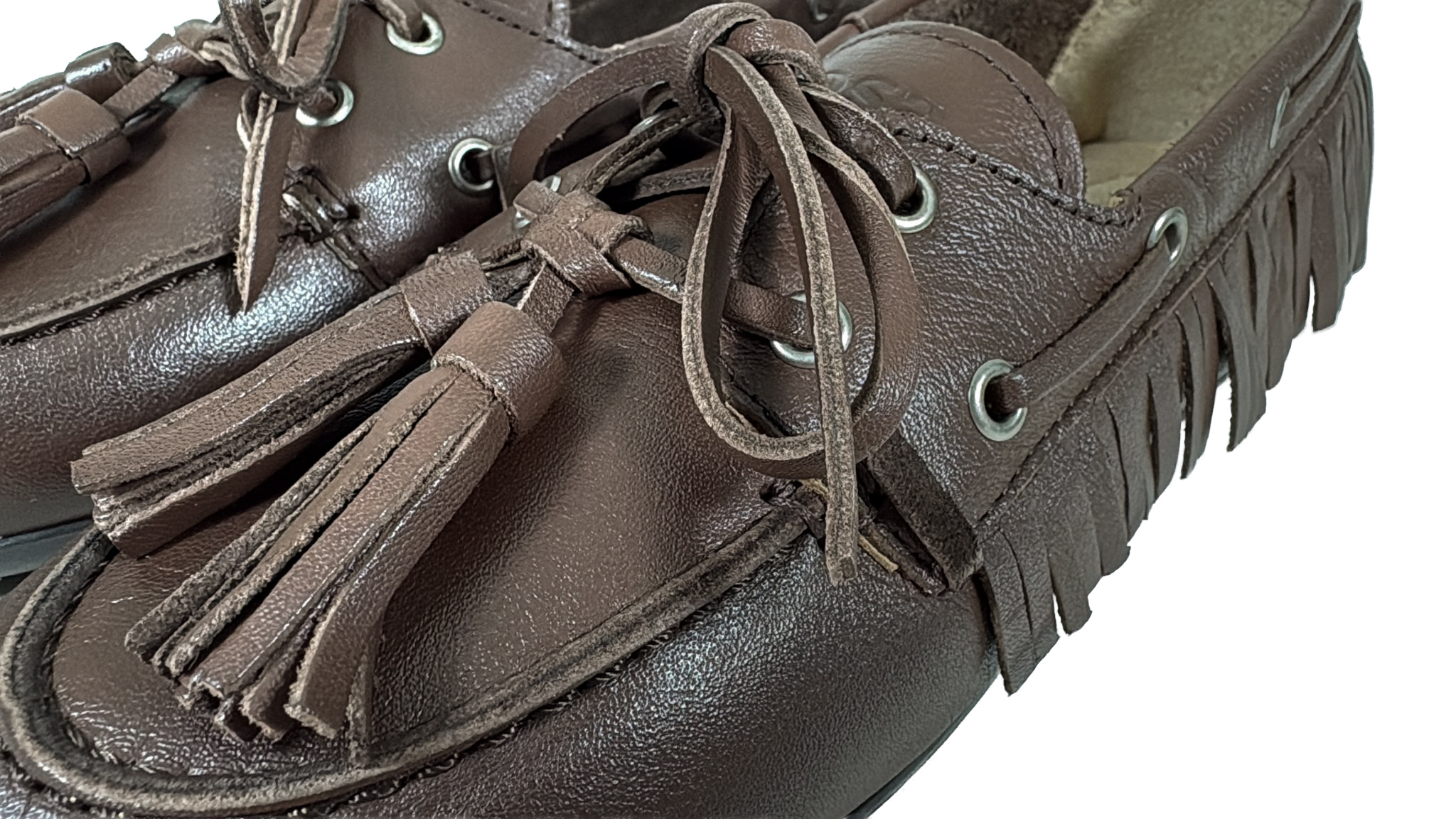 Posa Posa Boat Loafer Native Tassel Bruin