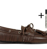 Posa Posa Boat Loafer Native Tassel Bruin