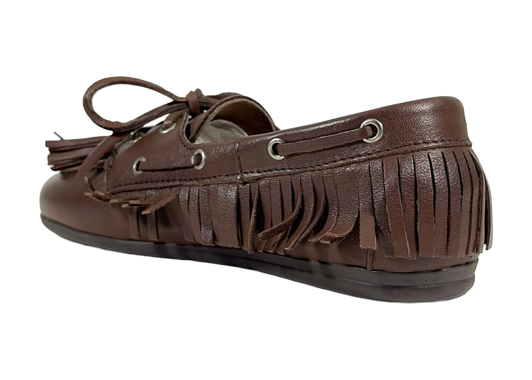 Posa Posa Boat Loafer Native Tassel Bruin