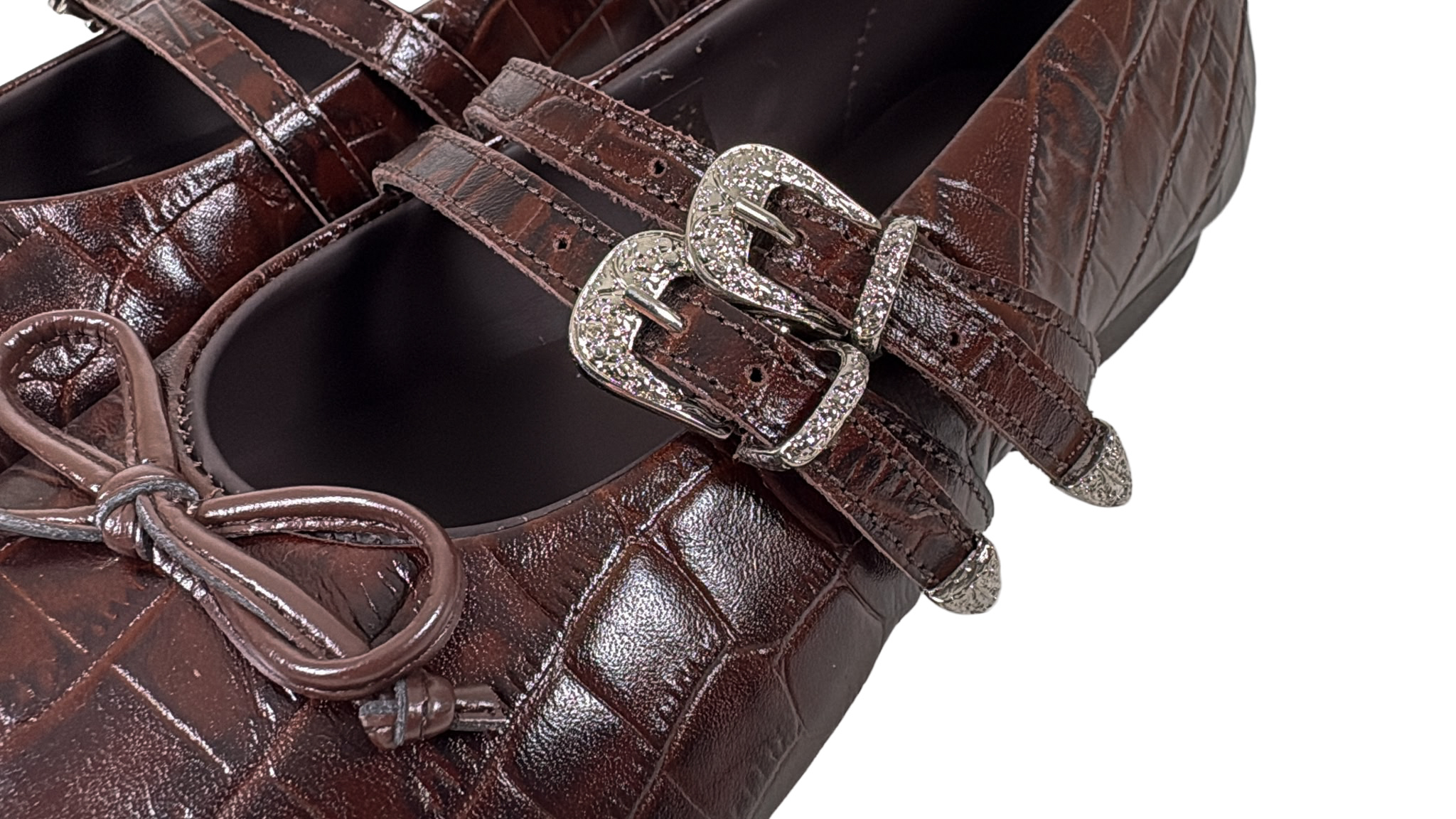 Posa Posa Ballerina Vita Western Donker Bruin