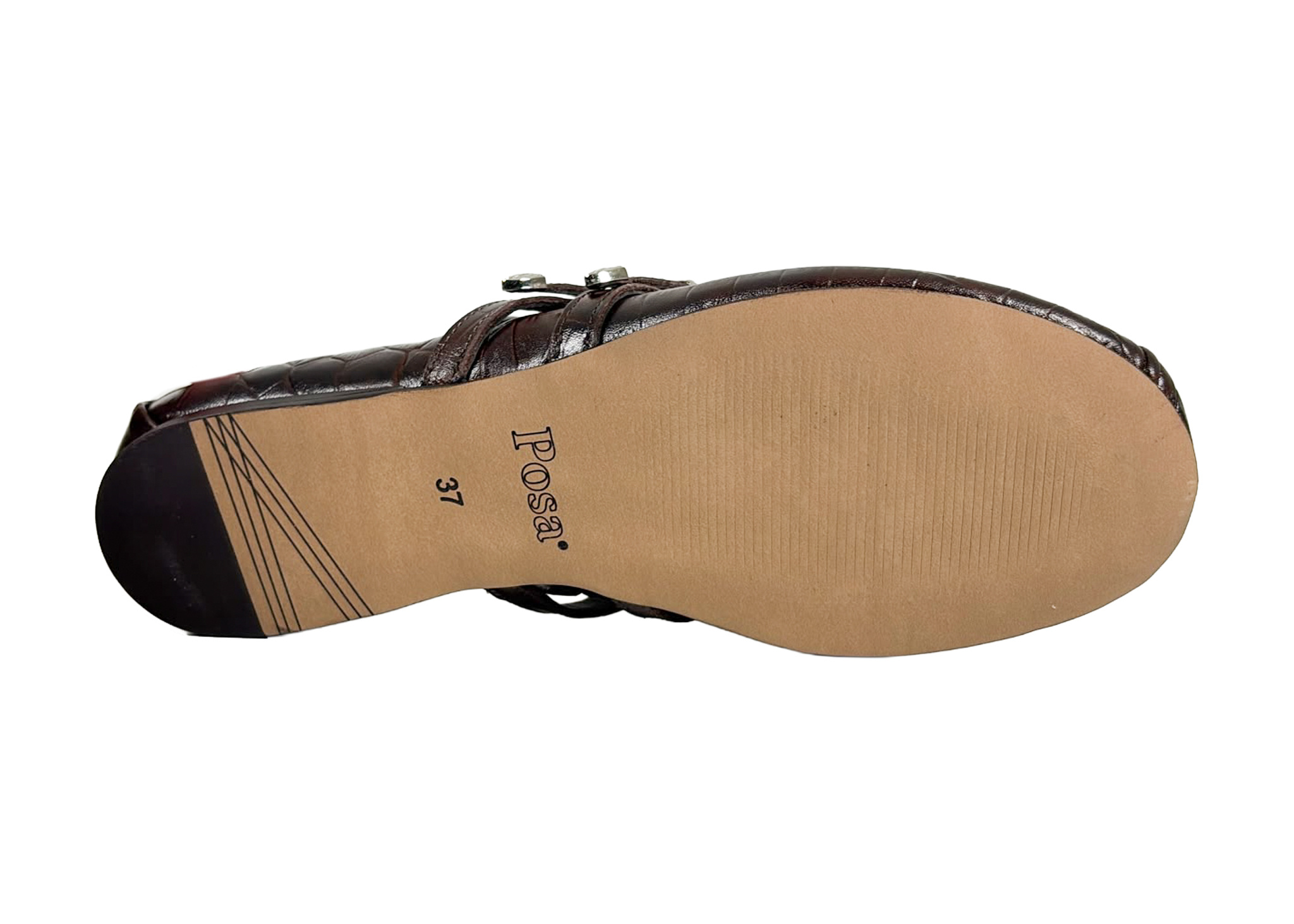 Posa Posa Ballerina Vita Western Donker Bruin