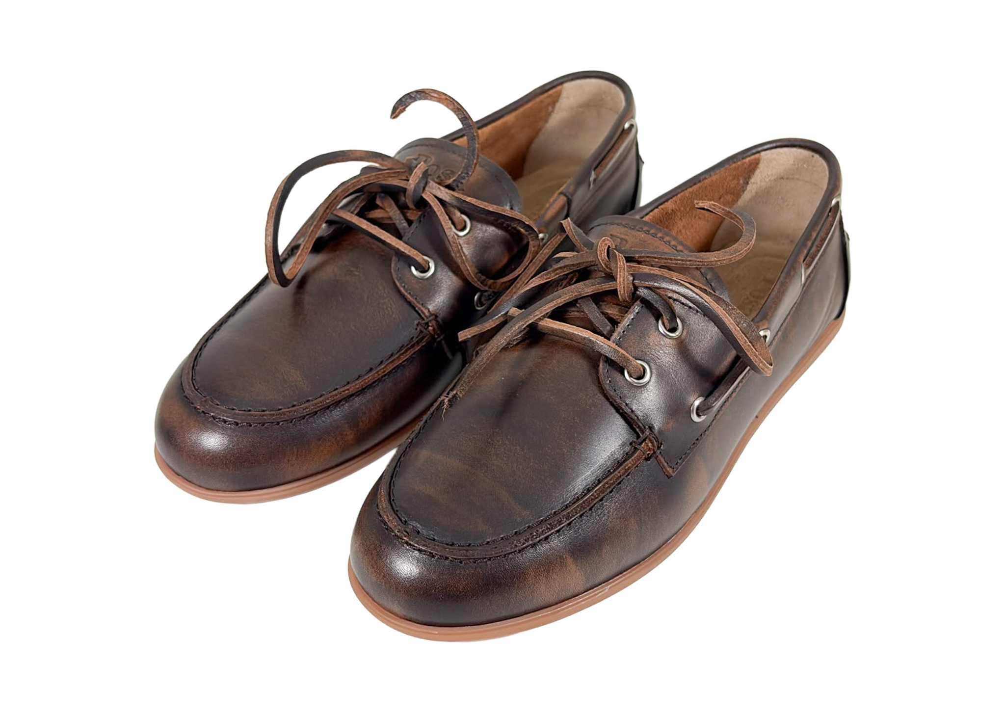 Posa Posa Boat Loafer Milano Bruin