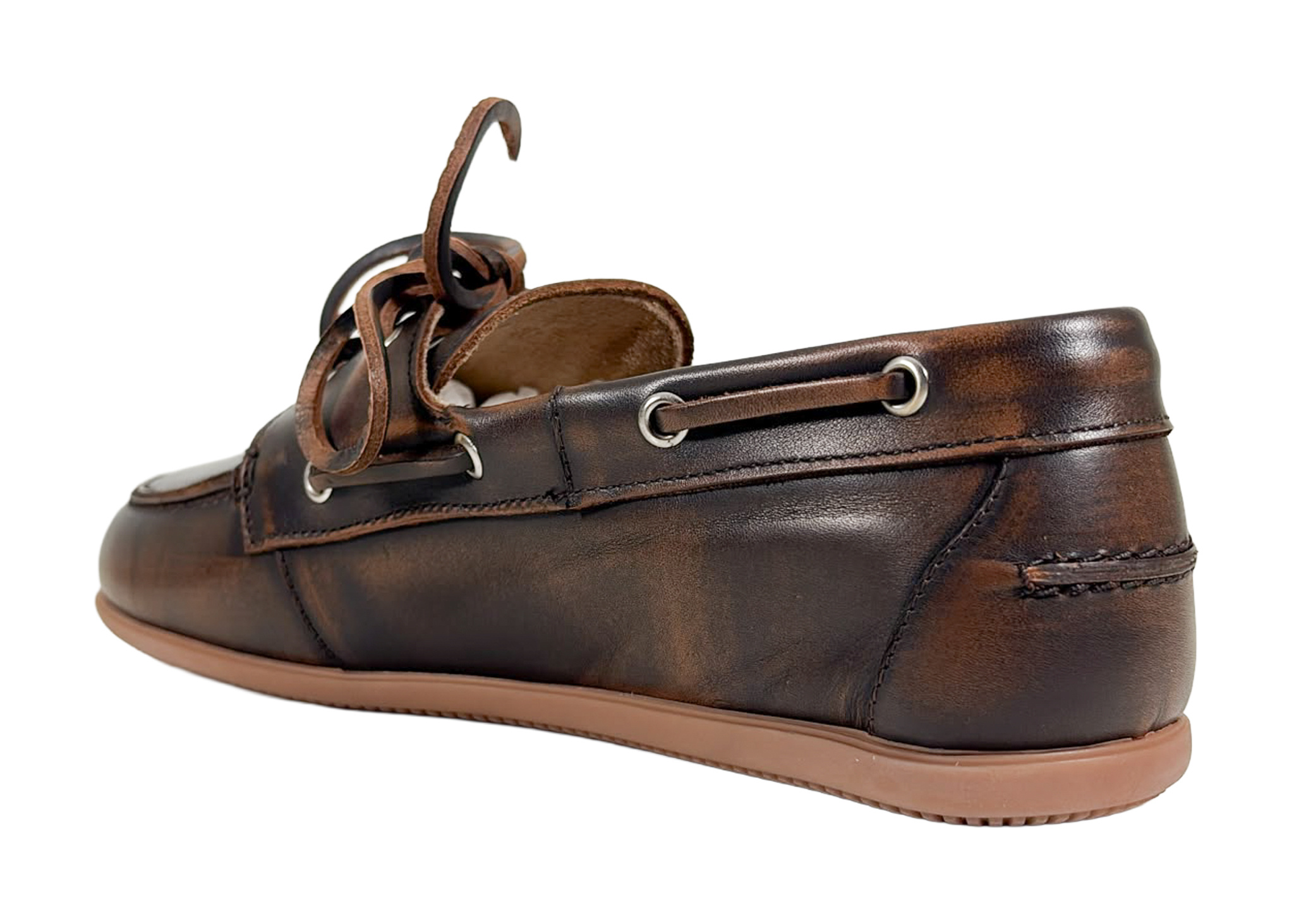 Posa Posa Boat Loafer Milano Bruin