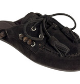 Posa Posa Boat Loafer Mule Beads Espresso