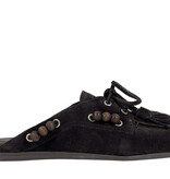Posa Posa Boat Loafer Mule Beads Espresso